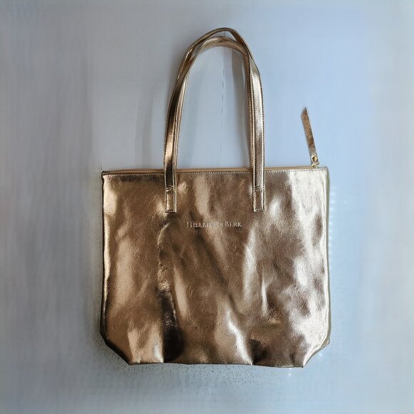 Metallic Zippered Tote Bag - Picture 1 of 5